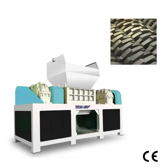 Superior primary shredding Machine Higher efficiency Double shaft shredder