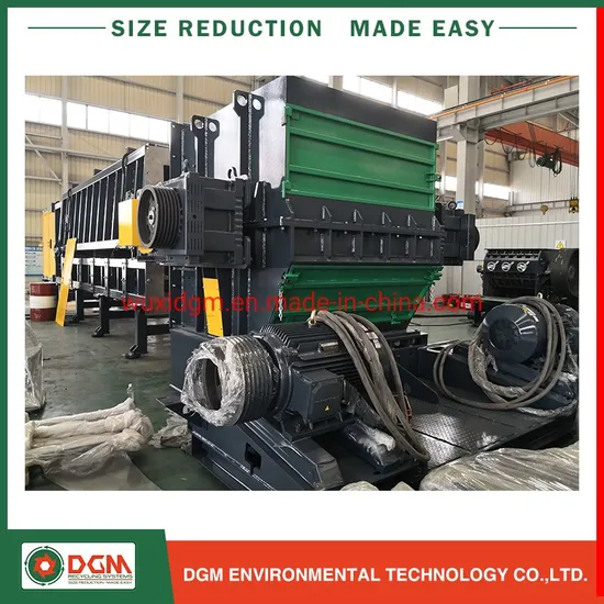 Large Diameter Thick Corrugated HDPE Plastic Pipe Recycling Crushing Shredder