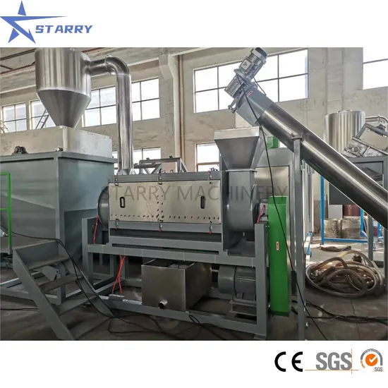 Pet Plastic Bottle Crushing Washing Drying Recycling Machine