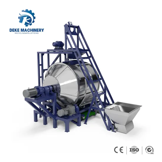 Roll Type Mixer for ABS PS PE PP Flakes Mixing and Modified