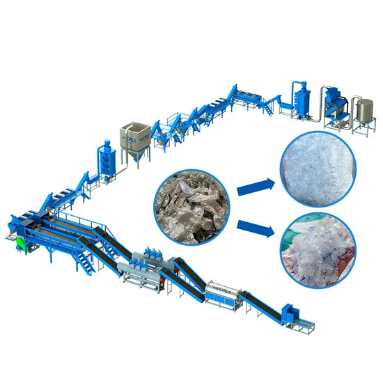 Big Capacity Pet Bottle Recycle Washing Line 3000kg/H Pet Recycled Washing Line
