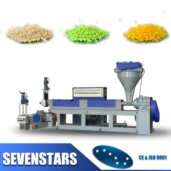 Plastic PP Film PVC Recycling Grinding Granulating Granulation Granulator Pelletizing Machine