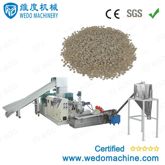 Waste Plastic Recycling Production Line for PE PP Film and Bag