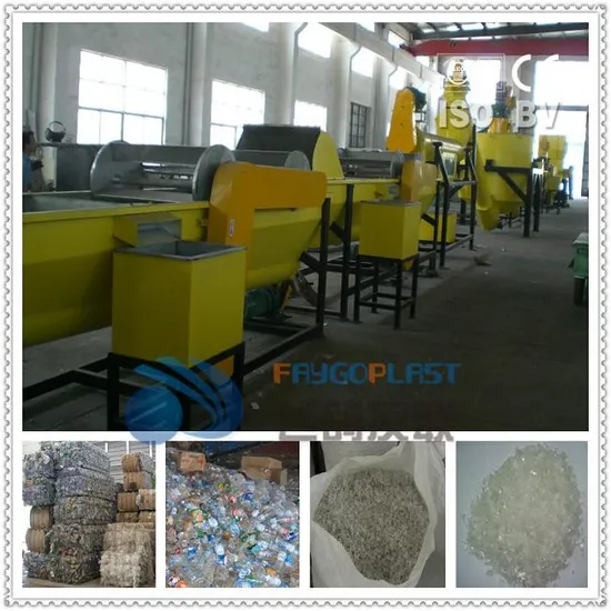 Pet Bottle Plastic Crushing Washing Recycling Machine