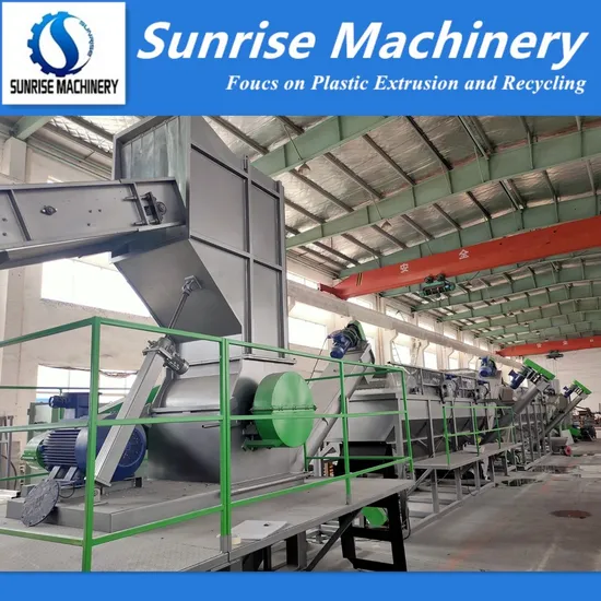 Plastic Agricultural Film Recycling Line PE PP Washing Line