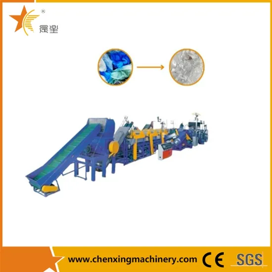 Waste Plastic PP PE Film Washing Line Recycling Machine Unit