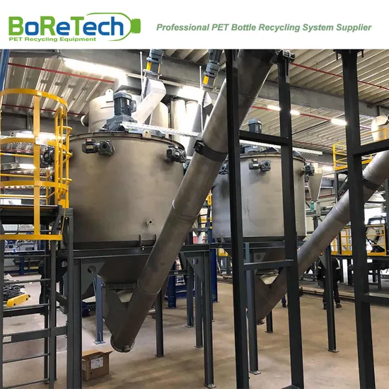 Automatic Pet Flakes Washing Recycling Crushing Equipment