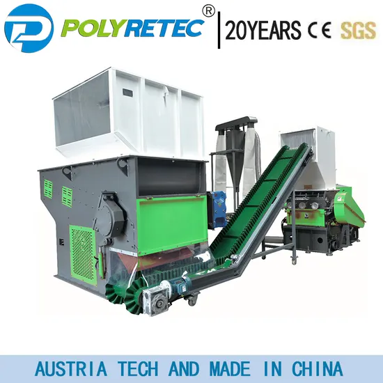 Ptss PP/PE/PVC Film, Woven Bag, Clothe, Textile, Paper Crusher Recycling Machine Jumbo Woven Bag Shredder