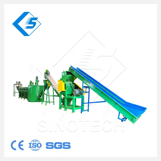 Sinotech Manufacturer LLDPE LDPE Film, Raffia/Woven Bags HDPE Agriculltural Film Crushing Washing Washer and Recycling Machine
