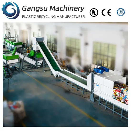 Scrap HDPE PP PE Hard Plastic Waste Recycling Machine Rigid Bottles Buckets Washing Line