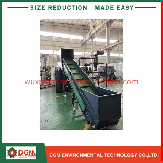Heavy Duty Biomass PP Plastic Recycling Machine Crushing Granulator
