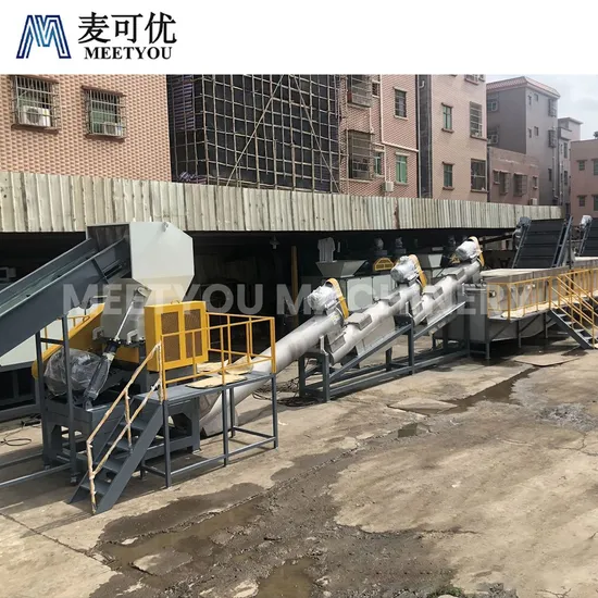 Meetyou Machinery Pet Washing Recycling Machine High-Quality China PP PE Manual PE Washing Recycling Line Supplier Configure Crusher