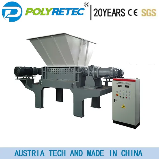 430mm 1 Year Polyretec Standard Wood Box Package Plastic Shredder Recycling