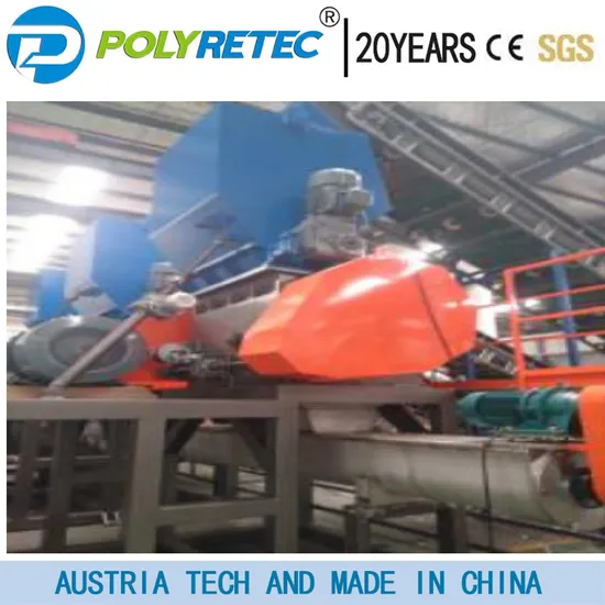 Food Fiber Grade Flakes Plastic Recycling Plant Pet Bottle Washing Line Recycling Machine