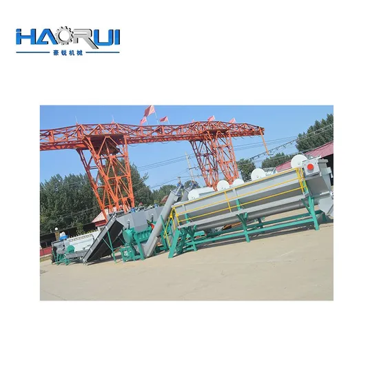 Floting Tank Waste Pet Bottle Recycling Machine Haorui machinery