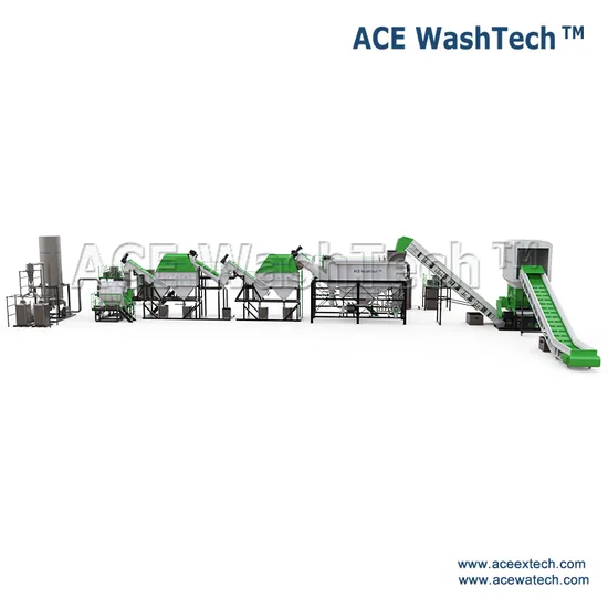 Plastic Milk Bottle Washing Recycling Plant
