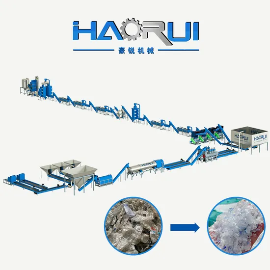 Plastic Washing and Recycling Machine for Pet Bottle Recycle