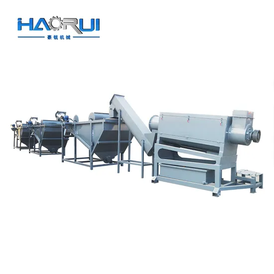 High Capactity Haorui Low Price Pppe Waste Plastic Recycling Line Washing Machine