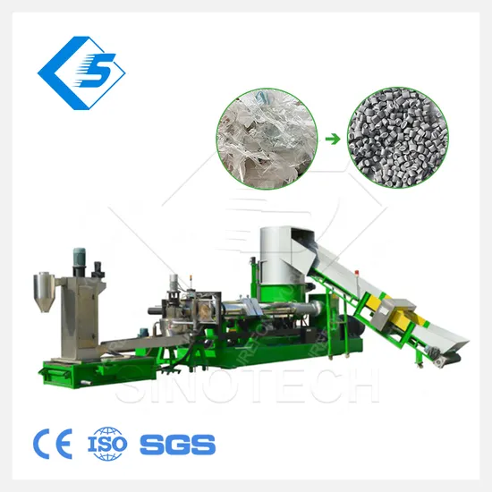 New Strand Cutting PP PE Film Waste Plastic Pelletizing Machine Recycled Plastic Product Machinery Manufacturer China