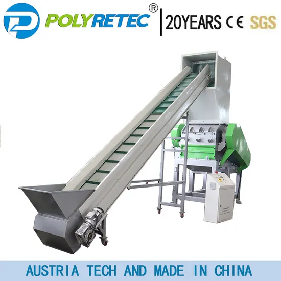 Plastic Crusher for Pet Bottle ABS PP PE PS Plastic