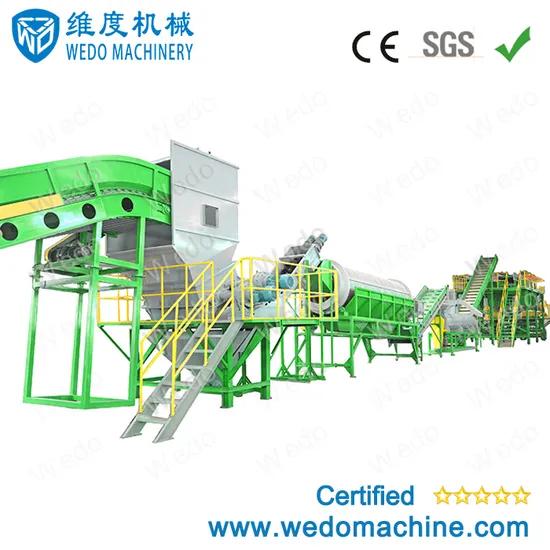 Pet Flakes Wash Recycling Machine with Full Electric Control