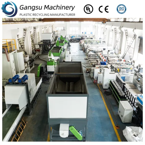 Plastic Recycling Machine PP PE Film Bag Recycling Washing Line