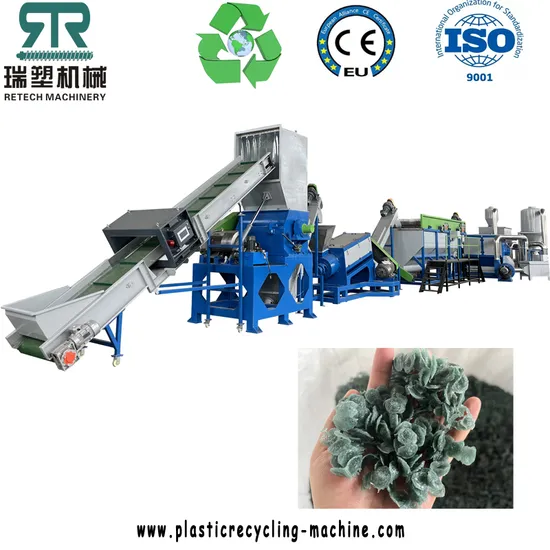High Automation Plastic PE PP Agricultural/Woven Bags Recycling Crushing Washing Machine Washing Line