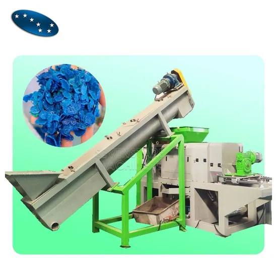 500kg/H HDPE Film Bags Squeezer Machine Plastic Recycling Dryer Machine with Washing Line