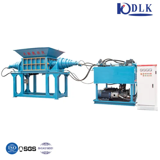 Double Shaft Plastic Shredder Recycling Machine