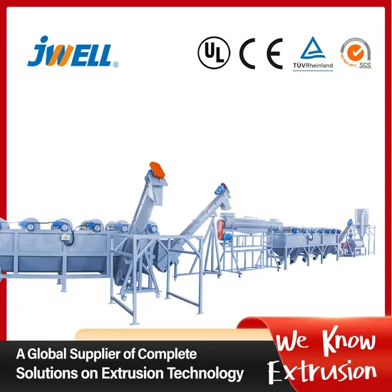 Jwell Scrap Crushing Washing/Squeezing Shredder Machine