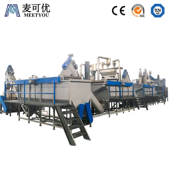 Industrial Waste PP PE Film Rigid Plastic Recycling Washing Plant Machine Line