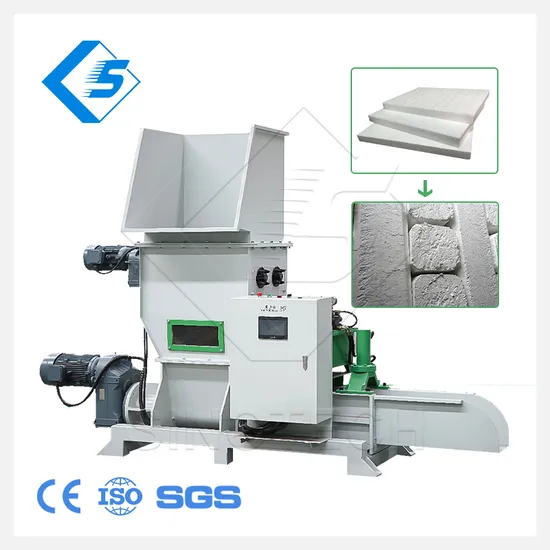 Waste Polystyrene Styrofoam EPS Foam Board Block Scrap Hot Melting Recycle Compactor Machine