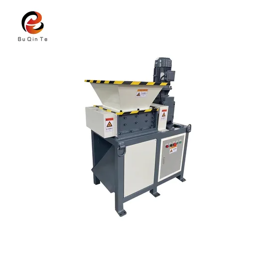 Buqinte High Quality Construction Waste Shredder Small Double Shaft Shredder Medical Waste Shredder