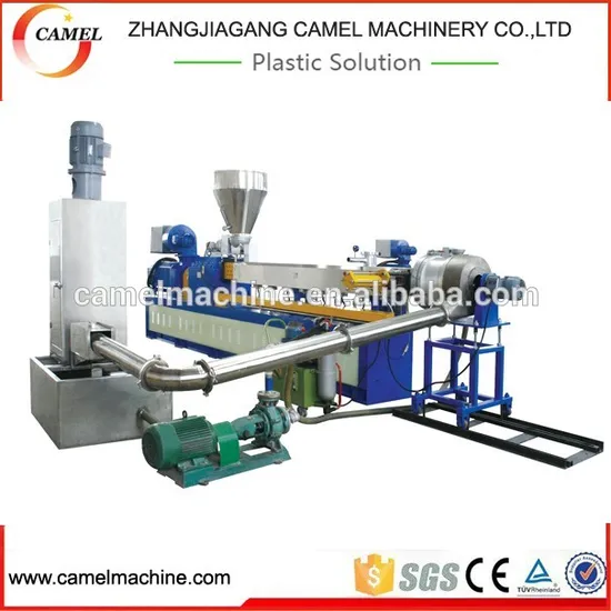 Pet Flakes Double Stages Recycling Granulator