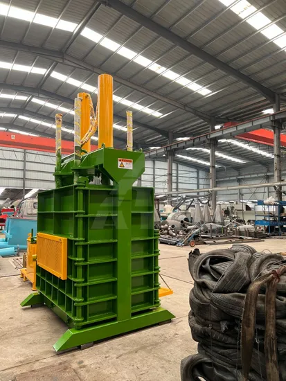 Hydraulic Press Machine 80t 100t 150t 200t Vertical Tyre Tire Baler Machine
