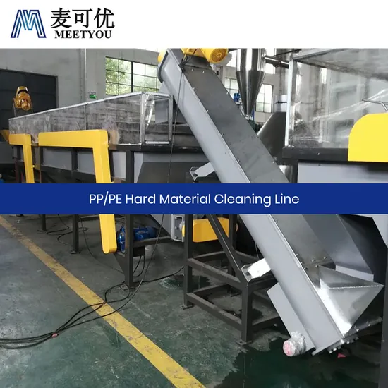 Meetyou Machinery Small Scale Plastic Recycling Washing Machine OEM Customized Recycling Line Machine China Plastic Hard Material Recycling Machine Factory