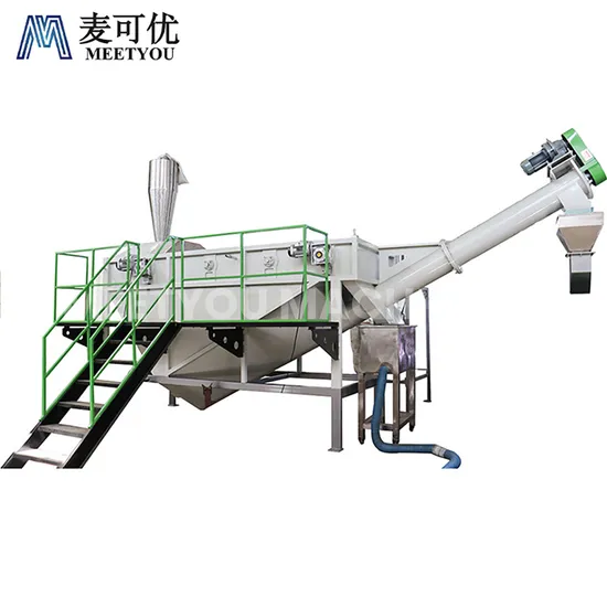 Meetyou Machinery Pet Plastic Bag Recycling Washing Machine Wholesale China PP PE Quantitative Feeding PP PE Washing Machine Factory Configure The Screw Feeder