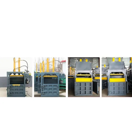 Manufacture Plastic Bottle Press Machine Baler Recycling Vertical Pet Bottle Baling