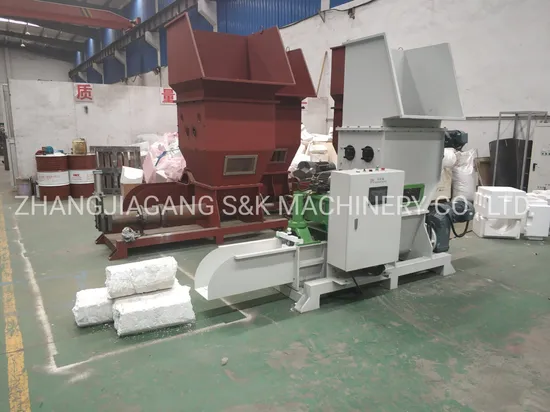 Foaming Plastic Melting Agglomerator Machinery for Sale for EPS Melter