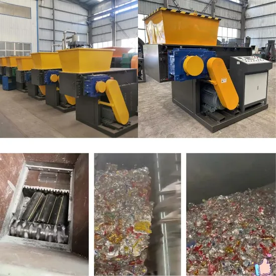 Metal Aluminum Can Block Shredder Single-Axis Metal Wood Pallet Shredder Recycling Machine