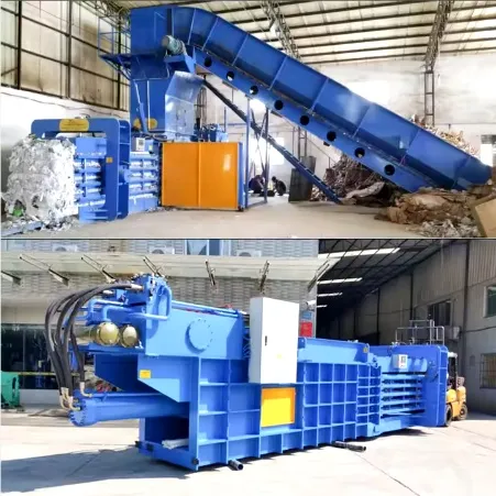 Straw Baling Machine Cardboard Baler Paper Pressing Equipment