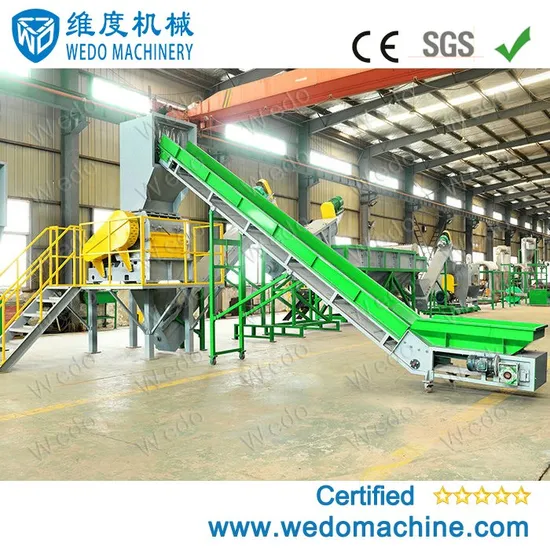 1000kg/Hr HDPE PP PE Milk Bottles Recycle Sustainability Packaging Recycing Washing Line