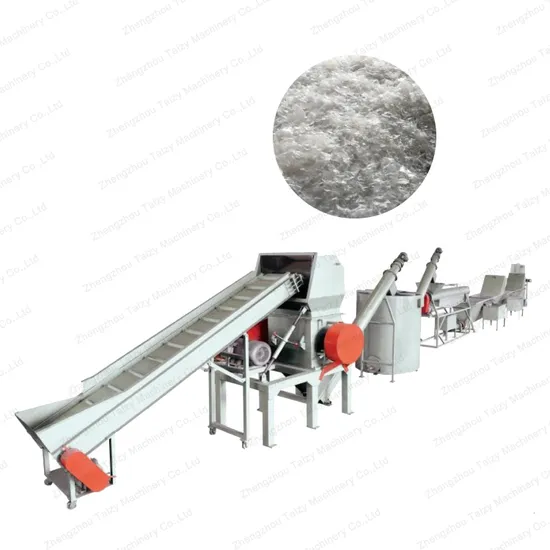 Plastic Bottle Recycling Pet Flakes Washing and Drying Line
