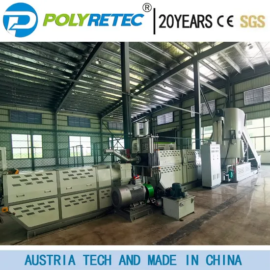 PP PE Pellets Recycling Line LDPE HDPE Granules Production Line