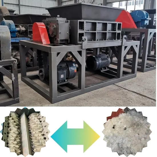 Best Quality Scrap Wool Shredding Machine Double Hob Shredder Machine Recycling Machinery