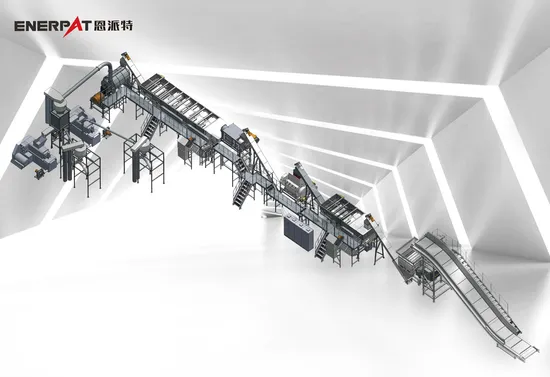 Agricultural PE/PP Films Plastic Film Recycling Line with Function of Soil Impurities Washing