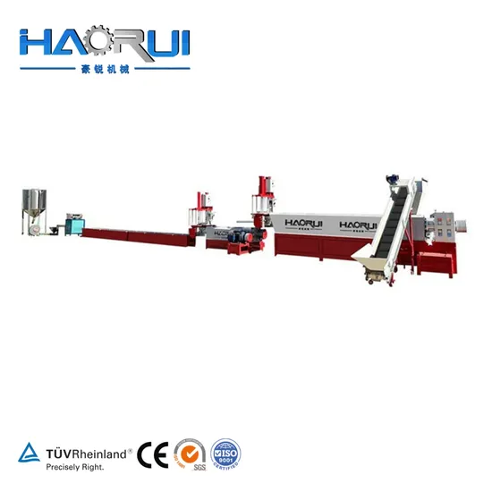 PP PE Pellet Making Machine Waste Plastic Recycling Pelletizing Line Granulating Machine