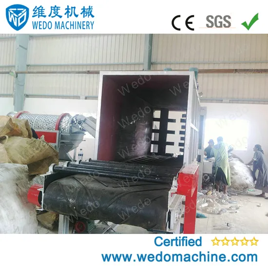 High Effeciency Automatic Plastic Pet Bottle Washing Machine Recycling Plant with Color Sorting System