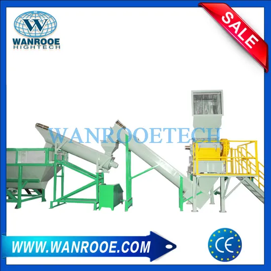 PE/LDPE/HDPE/PP Film Recycling Crushing Machine Plastic Film Washing Line