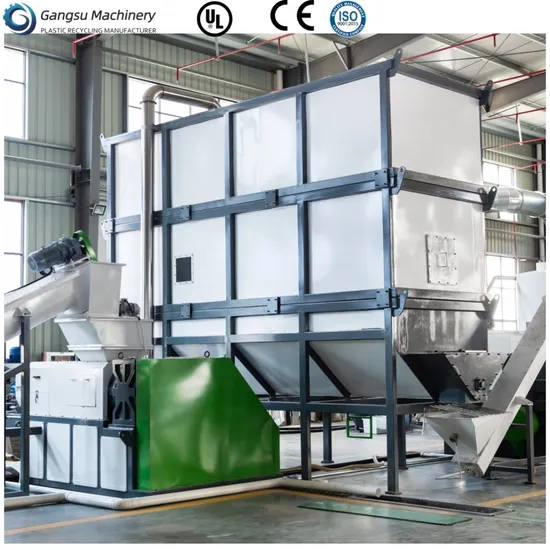 PP PE Plastic Film Crusher Lumps Film Grinder Machines Washing Recycling Line